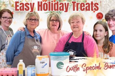 Last-Minute Christmas Snacks, Appetizers, & Cookies (With Special Guests!)