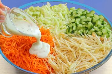 Cucumber salad that burns belly fat, I lost 20 kilograms in a month! /#yummy #cooking #recipes/dtrin