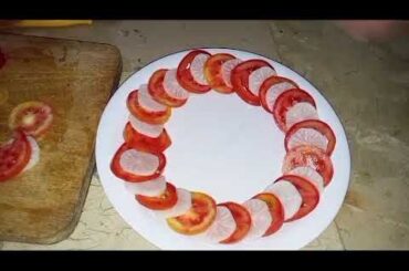 Cucumber, tomato, carrots salad recipe l how to make easy salad l salad decorations ideas