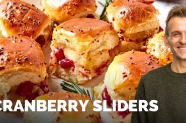 Cranberry Chicken Meatball Sliders