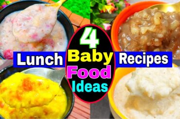 4 Days 4 Lunch Recipes For Baby 1-4 Years | Baby Food Recipes For 1-4 Y | Healthy Food Bites