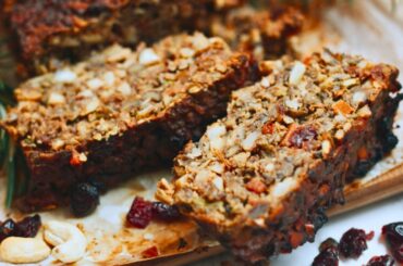 Smoky Christmas Nut Roast - Healthy & Vegetarian Christmas Dinner Recipe!