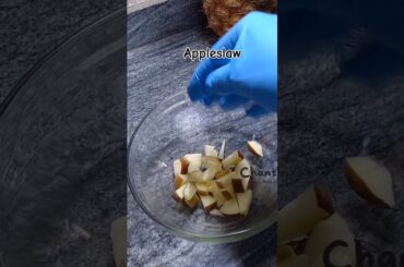 Appleslaw! The tastiest coleslaw ever! Please subscribe before leaving! #shorts #shortsfeed #reels