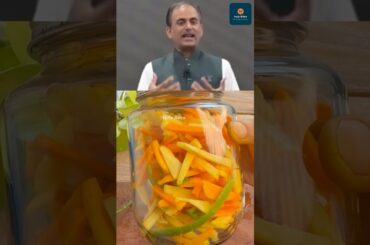 Dr.Manish Aacharya Talks About Healthy Aachar Recipe #viralvideo #indianfood #pickle #yt #shorts
