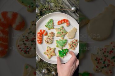Sugar Free, Sugar Cookies For Health & Weight Loss! #lowcalorie #sugarfreerecipe #christmascookies