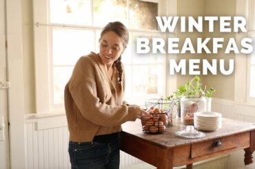 Cozy scratch made breakfast ideas from a large family mom