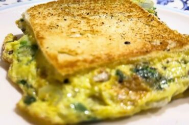 Easy breakfast recipes | egg omelette | easy breakfast recipe with bread | food fusion recipes