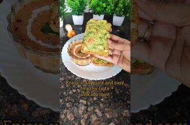 Delicious Avocado Toast Recipe for Breakfast | Healthy & Easy Idea #avocado #toast #recipe #food