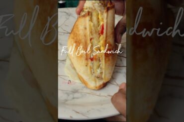 Egg Sandwich| Full boil Sandwich | Easy breakfast Recipe in 10 min | Lazy breakfast ideas | Healthy