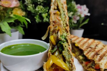 | Brocolli cutlet sandwich | Viral Healthy snack option | weightloss recipe |Quick lunchbox sandwich