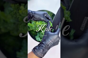 Eat this everyday! Easy Kale Salad recipe #kale #kalesalad #easyrecipe #shorts #easyrecipe #healthy