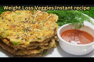 Quick Healthy Jowar Breakfast weight Loss Recipe| Vegitarian Instant recipe for winter|