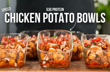 FAST TRACK Your Meal Prep in 40 Minutes with This Easy Spiced Chicken Potato Bowl
