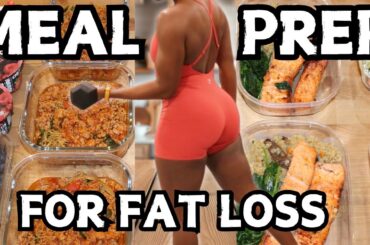 Meal Prep for Fat Loss and Muscle Gain | Easy Recipes to Reach Your Fitness Goals!!