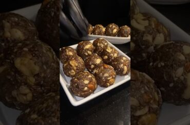 Sugar-Free Healthy Dry Fruits Laddu Recipe | Viral Immunity Booster #asmr #shorts