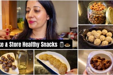 6 healthy tea snacks | Make and store easily | Easy snacks for storing