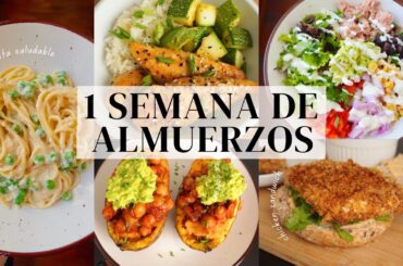7 Almuerzos Saludables para toda la Semana