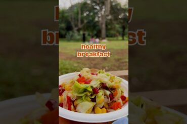 Easy healthy & tasty salad recipe!  #saladrecipe #healthybreakfast #heathyeating #easyrecipe #food