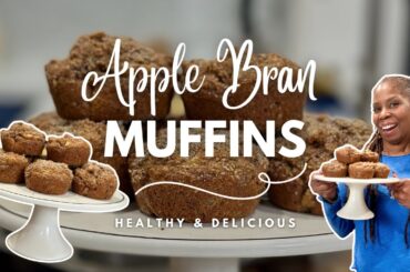 Healthy & Delicious | Apple Bran Muffins | Easy Vegan Breakfast recipe