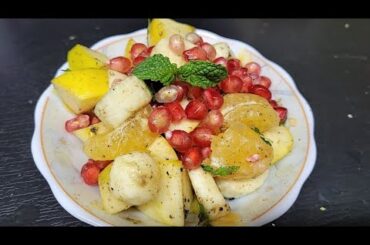 Weight Loss Fruit Chaat | Low-Calorie Recipe #food #FruitChaat #WeightLossRecipe #HealthySnacks
