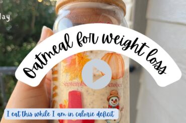 Overnight oats for weight loss| Oatmeal smoothie recipes for weight loss| Overnight oats recipe