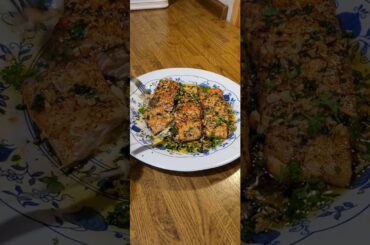 Juicy fried #salmon #healthy #my #work #cooking #food #shortvideo #asmr #ytshorts #trending #shorts