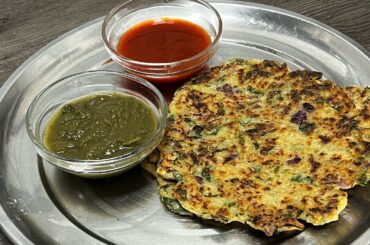 The Ultimate 5 min healthy breakfast hack for busy morning | oats chilla recipe