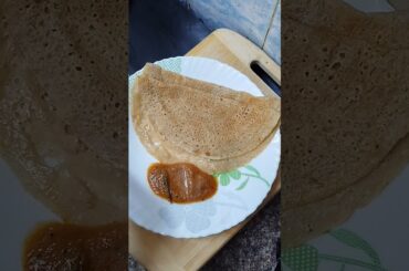 Wheat Dosa with Kara Chutney #breadbox #recipe #youtubeshorts #shorts #shortvideo #shortsfeed #yt