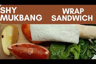 Findstv #shymukbang #wrap #sandwich #mukbang #vegetablemukbang #healthy #fruits #lean #live #youtube