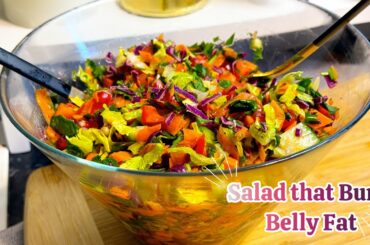 Salad Recipe that Burns your Belly Fat || Quick and Healthy Weight Loss Salad