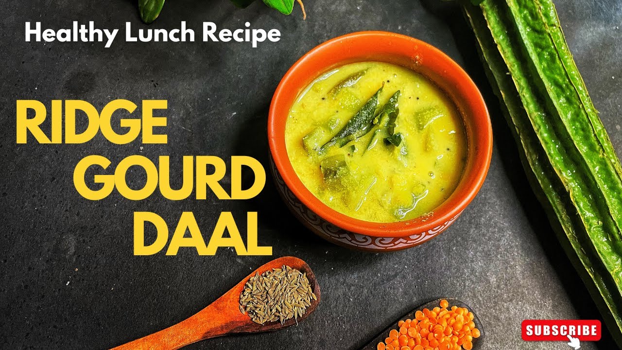 Ridge Gourd Healthy Lunch Recipe | Heerekai Thovve | How to cook Healthy -Tasty-Easy Recipe Ridge Gourd Healthy Lunch Recipe | Heerekai Thovve | How to cook Healthy -Tasty-Easy Recipe