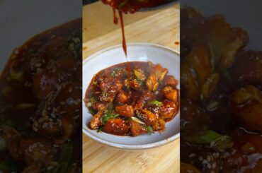 Healthy Korean fried chicken | easy symbol lunch dinner recipe #asmrsounds