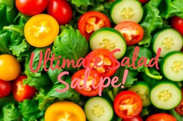 The Ultimate Healthy Salad Recipe Fresh, Colorful & Protein Packed!