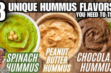 3 Unique Hummus Flavors You NEED to Try!