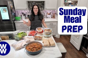 Weekly Meal Prep / Simple Weight Watchers Meal Ideas