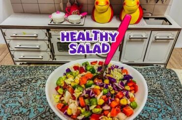 Quick & Healthy tiny Vegetable Salad for Weight Loss | Easy Salad Recipe