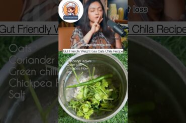 Weight Loss Oats Chila Recipe || Healthy Oats Recipe #shortsfeed #shorts #themanjeetrani #oats #food