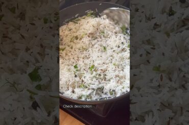 Restaurant Style Jeera Rice / Tasty Jeera rice / Rice Recipes #shortsvideo #shorts