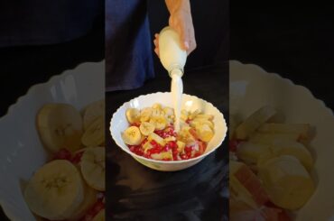 Healthy fruit salad asmr #cookingshorts #shorts