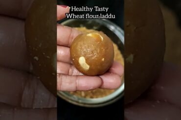 Only 2 tbsp ghee and prepare this wheat flour laddu #shorts #snacks