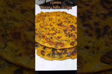 Besan chilla recipe/healthy breakfast recipe#health #besanchilla#breakfast #ytshorts #shorts #recipe