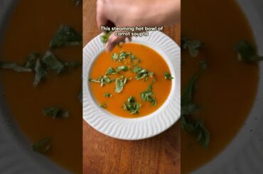 Carrot ginger soup #fatloss #dinner #recipe #fitness #food #easyrecipe #healthyrecipes #healthyfood