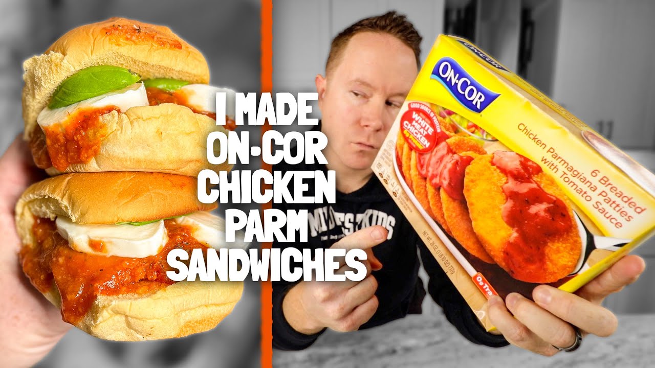 I made Chicken Parm Sandwiches Using On-Cor’s Frozen Breaded Patties I made Chicken Parm Sandwiches Using On-Cor's Frozen Breaded Patties