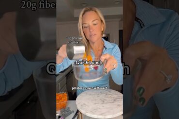 Quick lunch that hits all your protein and fiber! #quicklunchideas #lunchideas #quickmeals #protein