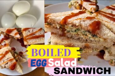 Egg Salad Sandwich Egg Sandwich Recipe | Egg Mayo Sandwich |  How to make egg sandwich