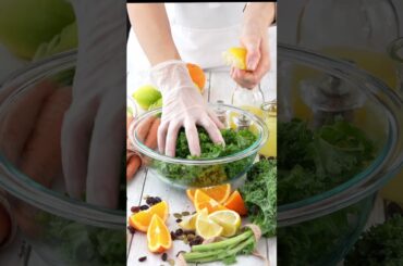 Winter Holiday Salad with Seasonal Fruits and Veggies #shorts