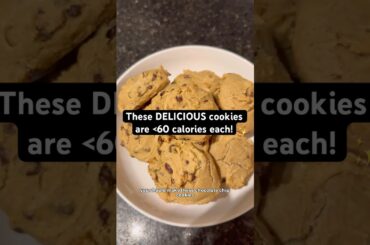CRAVING Cookies? This Low-Calorie Recipe Is a Game-Changer! #healthydessert #recipe #shorts