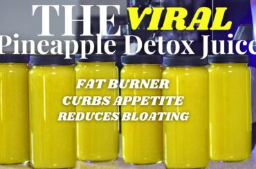 THE Viral Detox Juice that helps BURN FAT, CURBS APPETITE & REDUCES BLOATING | 30 pounds down Series