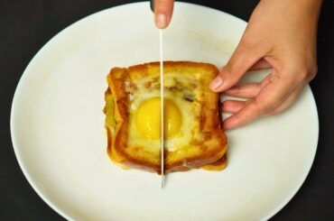 Quick & Easy Egg and Bread Recipe | 5 Minute Breakfast Idea for Busy Mornings