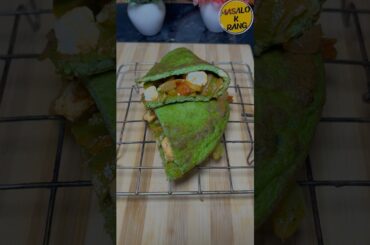 High protein wrap | Egg Paneer Wrap | weight loss recipe | Healthy Wrap #viral #ytshorts #food